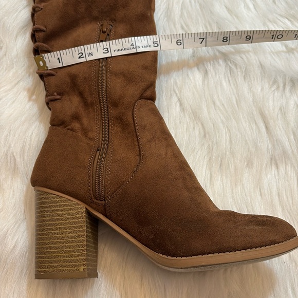 Over the Knee Chocolate Boots - Picture 11 of 12